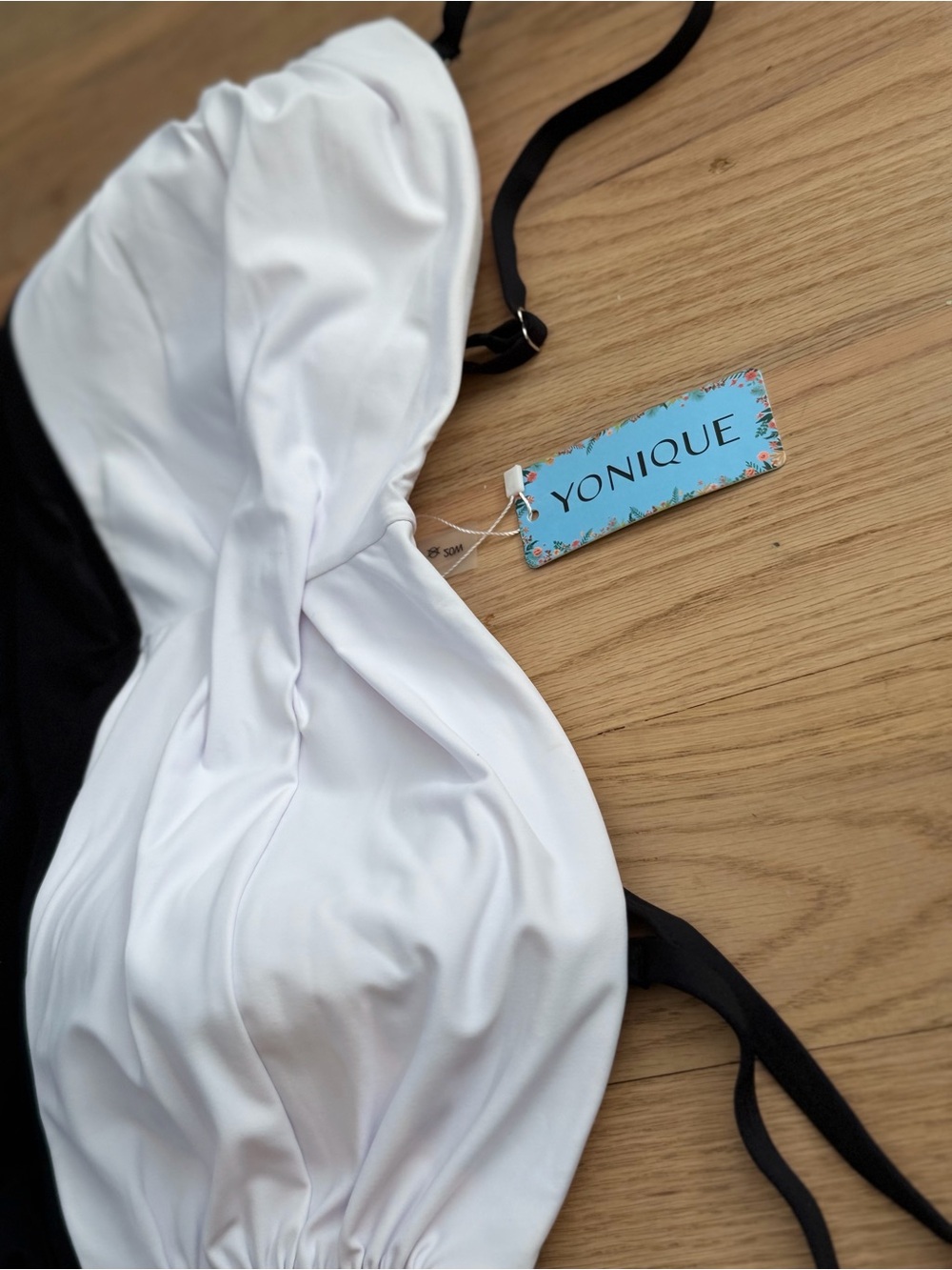 Yonique Convertible Strapless Ruched One-Piece Swimsuit w Tummy Control - Picture 6 of 11